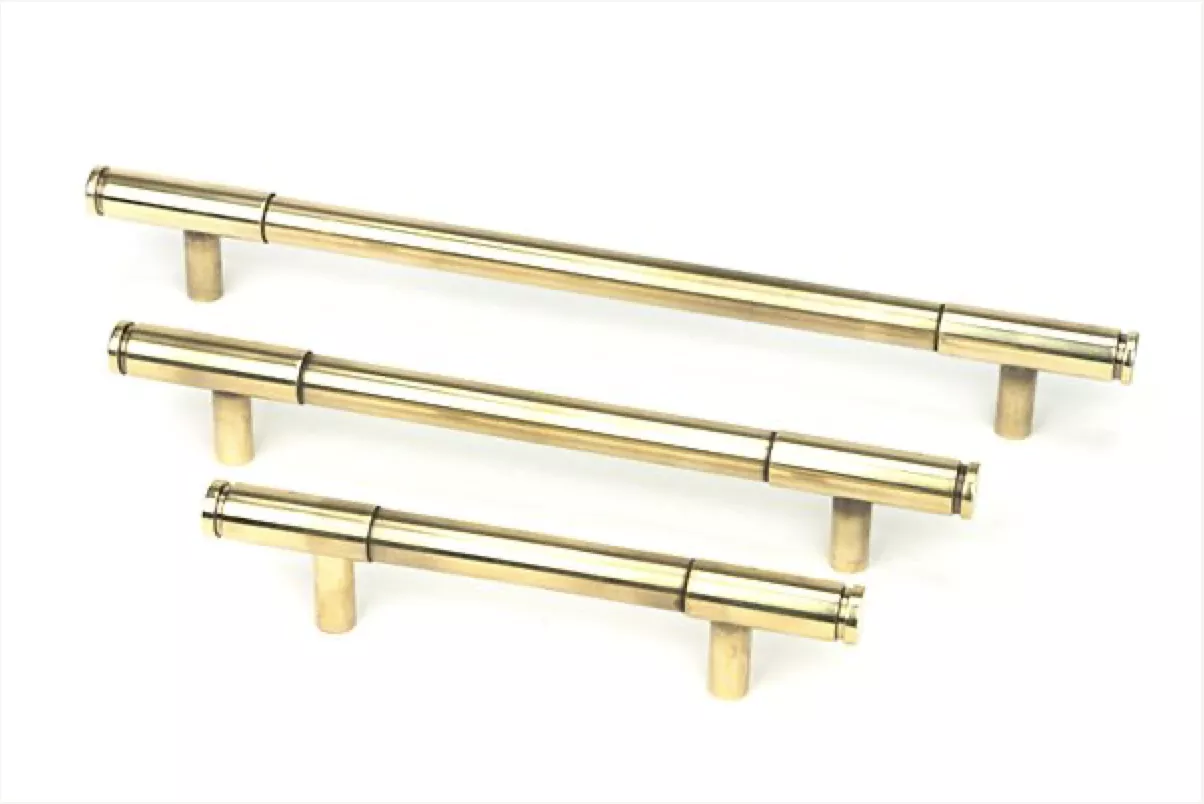 Aged Brass 220mm Kelso Medium Pull Handle | 50311 6 Aged Brass 220mm Kelso Medium Pull Handle | 50311 - Image 4