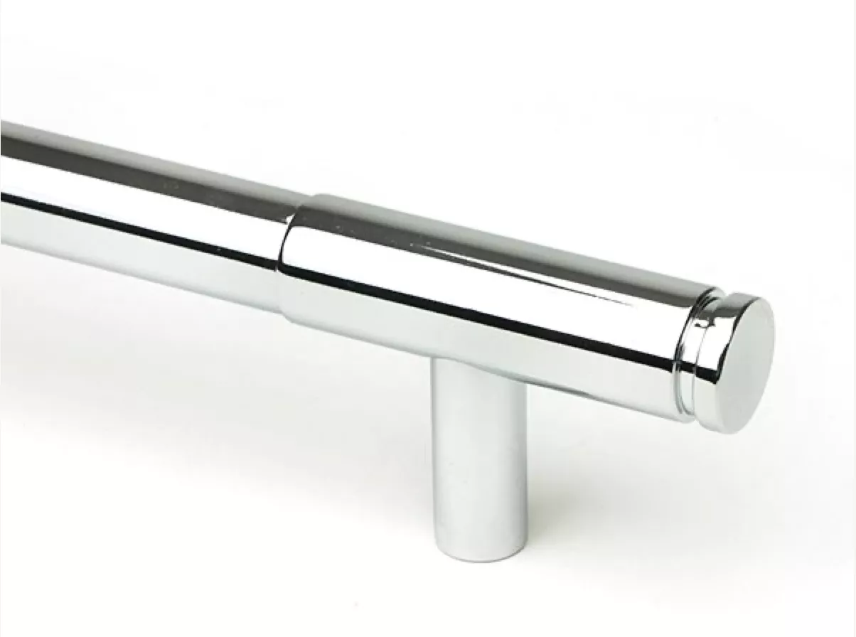 Polished Chrome 220mm Kelso Medium Pull Handle | 50335 3 Polished Chrome 220mm Kelso Medium Pull Handle | 50335