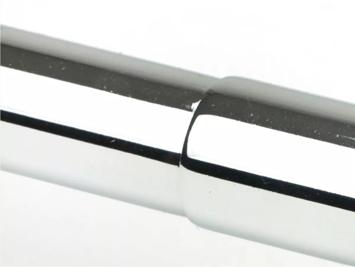 Polished Chrome 220mm Kelso Medium Pull Handle | 50335 4 Polished Chrome 220mm Kelso Medium Pull Handle | 50335 - Image 2