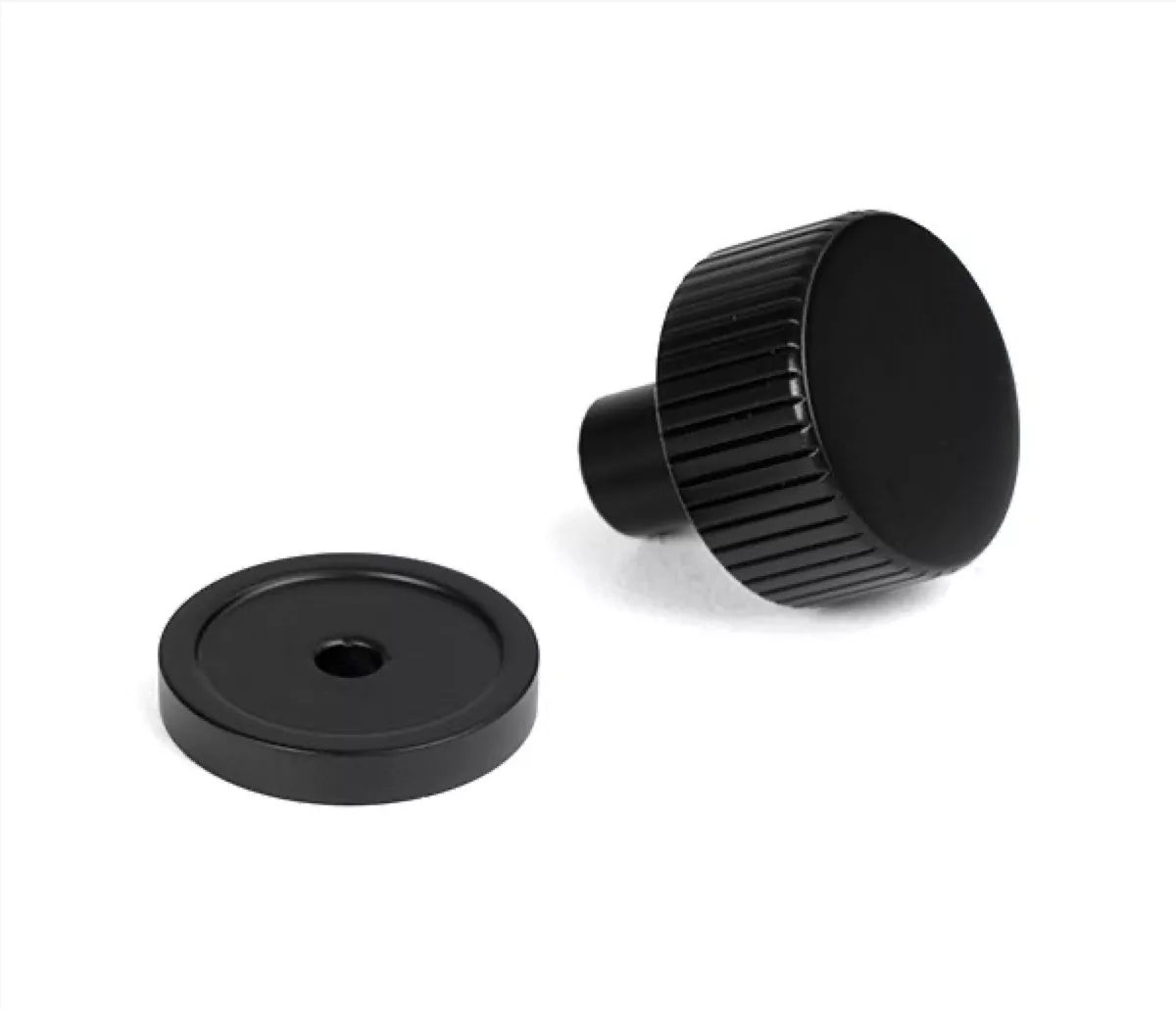 Anvil Matt Black Judd 25mm Cabinet Knob (Plain) | 50424 3 Anvil Matt Black Judd 25mm Cabinet Knob (Plain) | 50424