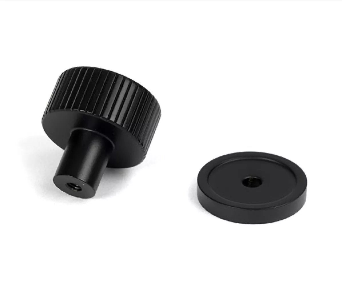 Anvil Matt Black Judd 25mm Cabinet Knob (Plain) | 50424 4 Anvil Matt Black Judd 25mm Cabinet Knob (Plain) | 50424 - Image 2