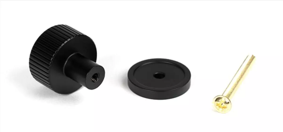 Anvil Matt Black Judd 25mm Cabinet Knob (Plain) | 50424 5 Anvil Matt Black Judd 25mm Cabinet Knob (Plain) | 50424 - Image 3