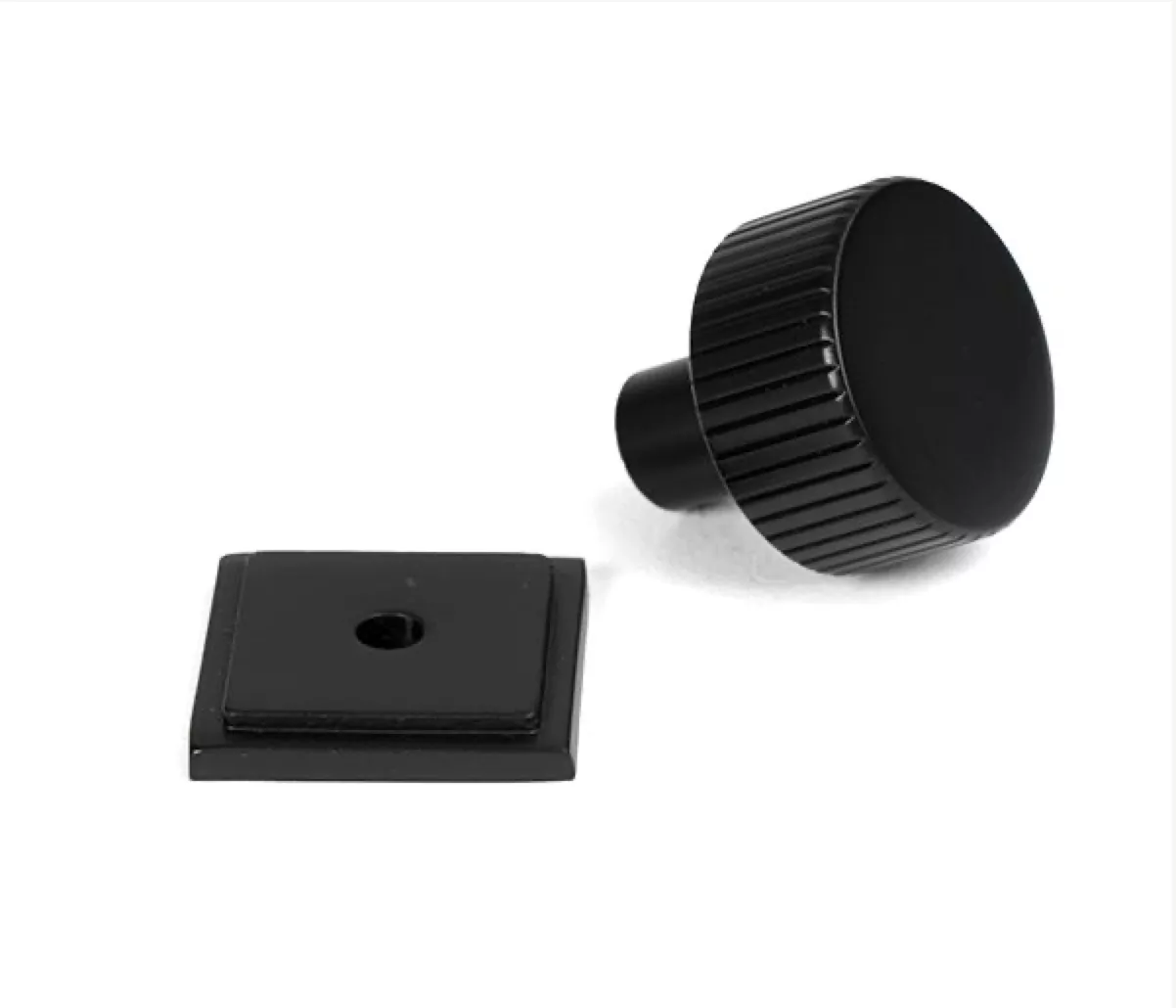 Anvil Matt Black Judd 25mm Cabinet Knob (Square) | 50426 3 Anvil Matt Black Judd 25mm Cabinet Knob (Square) | 50426