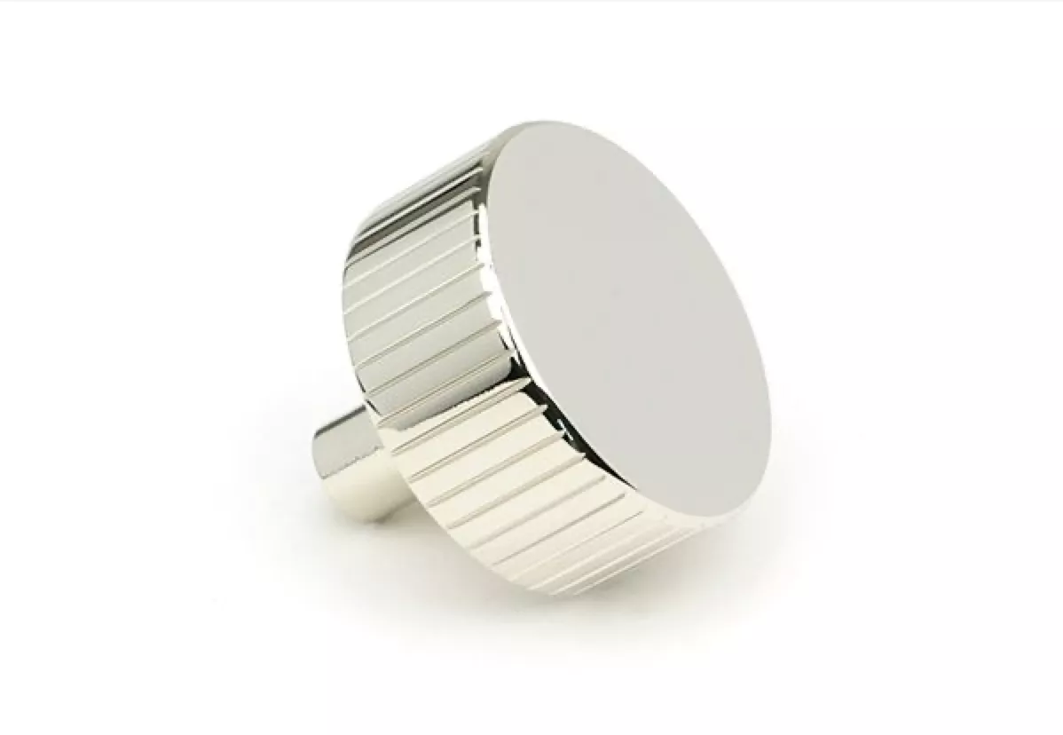 Anvil Polished Nickel Judd 38mm Cabinet Knob (No Rose) | 50396 3 Anvil Polished Nickel Judd 38mm Cabinet Knob (No Rose) | 50396