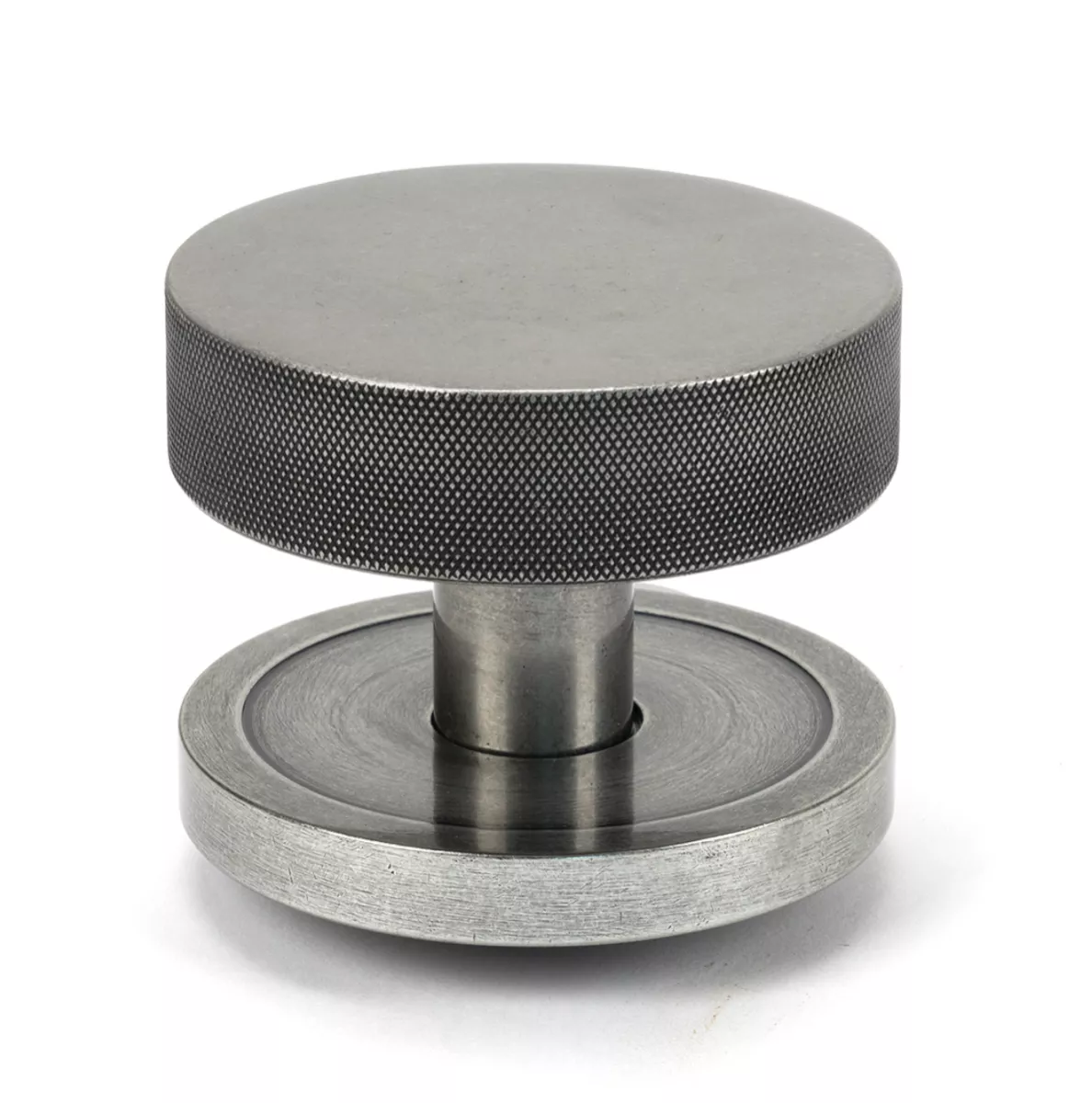 Pewter Brompton Centre Door Knob (Plain) | 46762 3 Pewter Brompton Centre Door Knob (Plain) | 46762