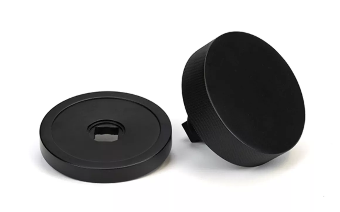 Matt Black Brompton Centre Door Knob (Plain) | 46758 5 Matt Black Brompton Centre Door Knob (Plain) | 46758 - Image 3