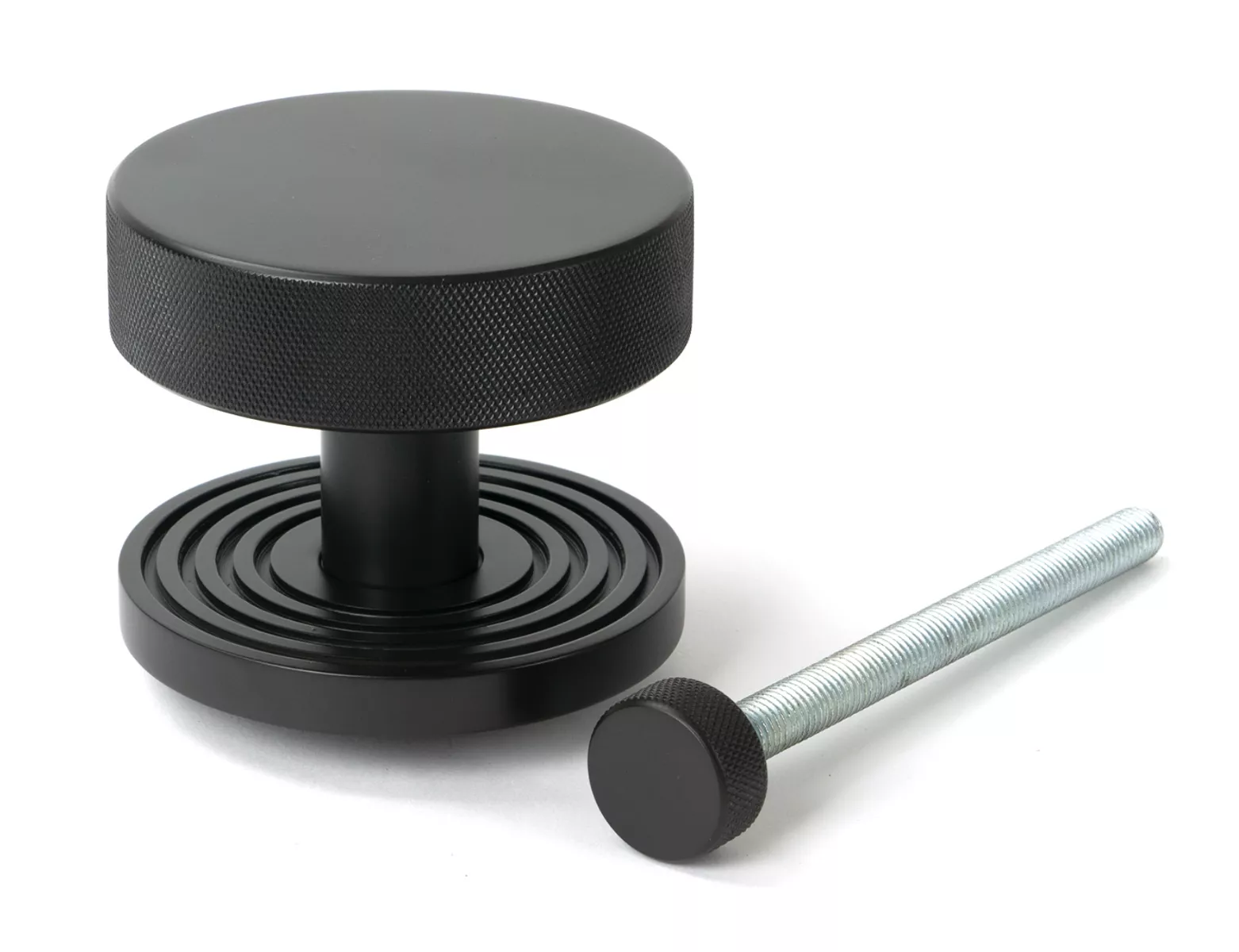 Aged Bronze Brompton Centre Door Knob (Beehive) | 46748 4 Aged Bronze Brompton Centre Door Knob (Beehive) | 46748 - Image 2