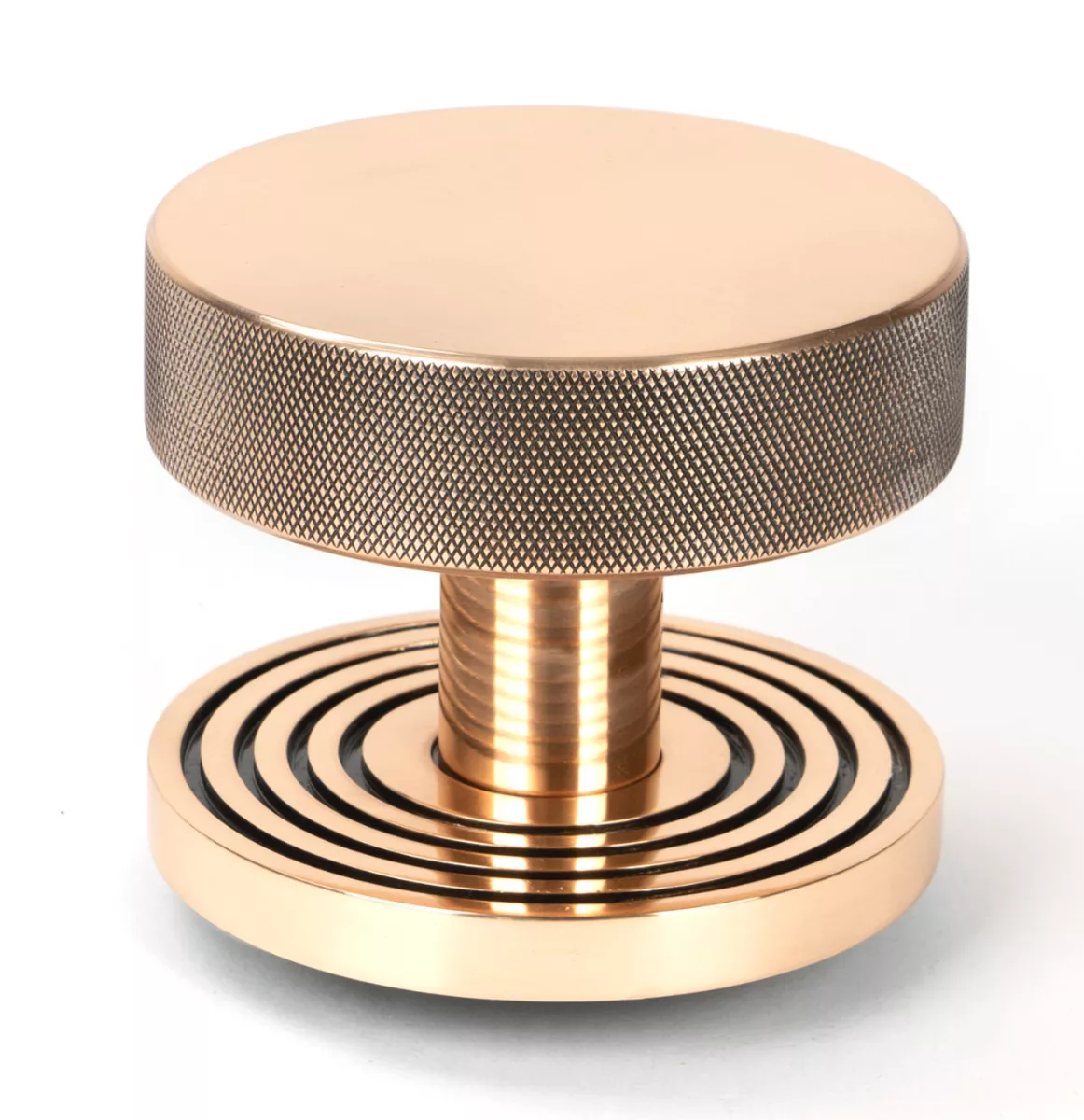 Polished Bronze Brompton Centre Door Knob (Beehive) | 46752 3 Polished Bronze Brompton Centre Door Knob (Beehive) | 46752