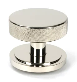 Polished Nickel Brompton Centre Door Knob (Art Deco) | 46743