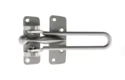 Satin Chrome Security Door Guard | ADGSC