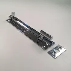 200x32mm Polished Chrome Necked Barrel Bolt