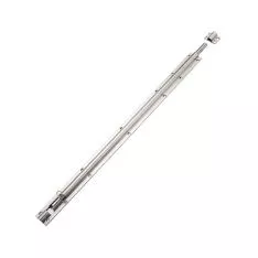 609mm Satin Stainless Steel Straight Barrel Bolt | ZAS01ESS