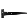 Pair 450mm Black Japanned Strong Pattern Tee Hinge -Ironmongery Experts Shop thumbnail 308.jpg.mst
