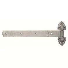 Pair 450mm Galvanised Steel Heavy Reversible Hinge With Cups