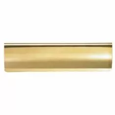 355x127mm Polished Brass Internal Letter Flap Tidy