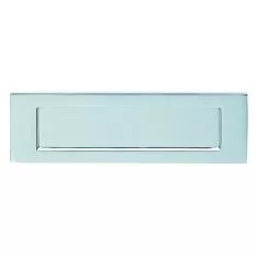 278x96mm Polished Chrome Plain Letter Plate