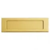 306x104mm Polished Brass Plain Letter Plate -Ironmongery Experts Shop thumbnail 975.jpg.mst