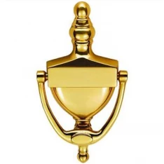 152mm Polished Brass Urn Door Knocker