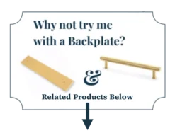 Satin Nickel 190mm Lines Pull Handle | FTD710CSN -Ironmongery Experts Shop try backplate handle 16.png.mst