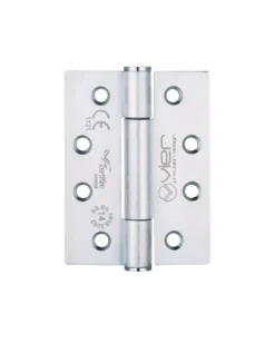 Pair Satin Stainless Steel 102mm (4") Grade 14 Concealed Knuckle Squared Hinges | VHC243S 6 Pair Satin Stainless Steel 102mm (4") Grade 14 Concealed Knuckle Squared Hinges | VHC243S -Ironmongery Experts Shop vhc243s ruon 0c.jpg.mst