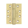 Pair PVD Brass 102mm (4") Grade 14 High Performance Bearing Squared Hinges -Ironmongery Experts Shop vhp243pvd.jpg.mst