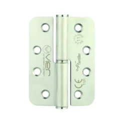 Pair Satin Stainless Steel 102mm (4") Grade 11 Lift Off Hinge - Right Handed