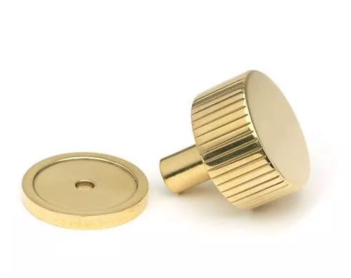 Anvil Polished Brass Judd 32mm Cabinet Knob (Plain) | 50364 3 Anvil Polished Brass Judd 32mm Cabinet Knob (Plain) | 50364