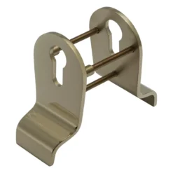 PVD Polished Brass Grade 316 Back To Back Euro Security Cylinder Pull | CP30 PPB