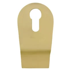 PVD Polished Brass Grade 316 Back To Back Euro Security Cylinder Pull | CP30 PPB -Ironmongery Experts Shop wi cp30 316 ppb straight.jpg.mst