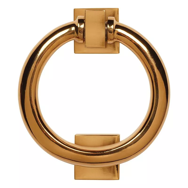 PVD Polished Brass BLU 316 Ring Door Knocker - DKB200PPB 3 PVD Polished Brass BLU 316 Ring Door Knocker - DKB200PPB