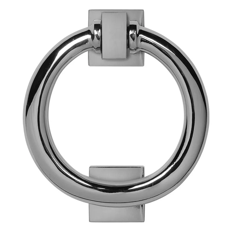 Polished Stainless Steel BLU 316 Ring Door Knocker - DKB200PSS 3 Polished Stainless Steel BLU 316 Ring Door Knocker - DKB200PSS