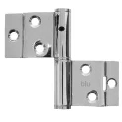 Tritus Polished Stainless Steel Left Hand Flush Lift Off Butt Hinge | FH70LH PSS -Ironmongery Experts Shop wi fh70 lh 316 pss str 1.jpg.mst