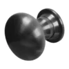 Marine Grade 316 PVD Satin Black Centre Door Knob | KM388PBK -Ironmongery Experts Shop wi km388 316 pbk.jpg.mst