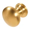 Marine Grade 316 PVD Satin Brass Centre Door Knob | KM388PSB -Ironmongery Experts Shop wi km388 316 psb.jpg.mst