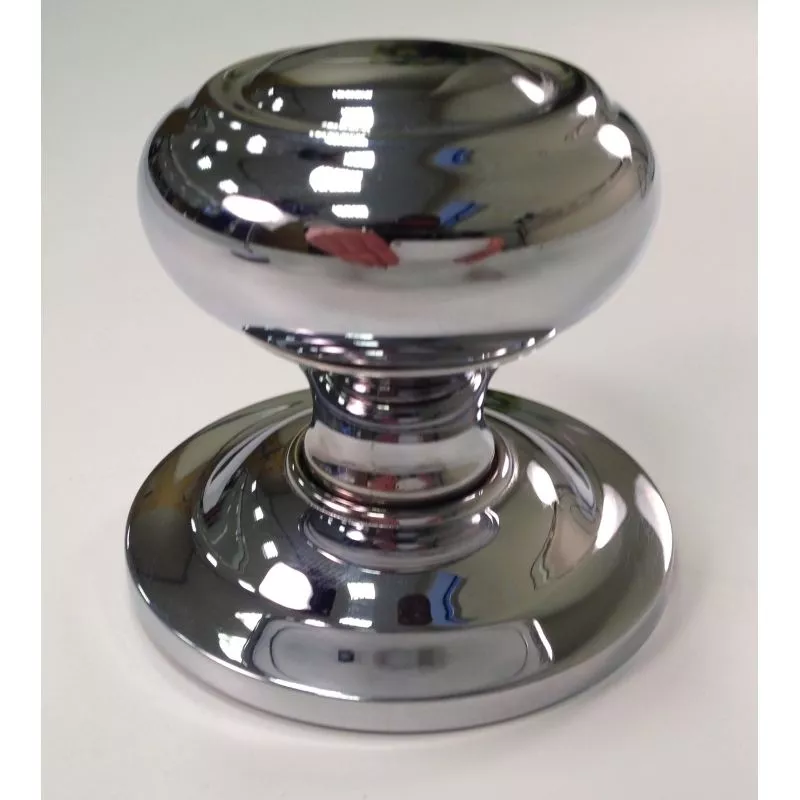70mm Dia. Polished Chrome Centre Door Knob 3 70mm Dia. Polished Chrome Centre Door Knob