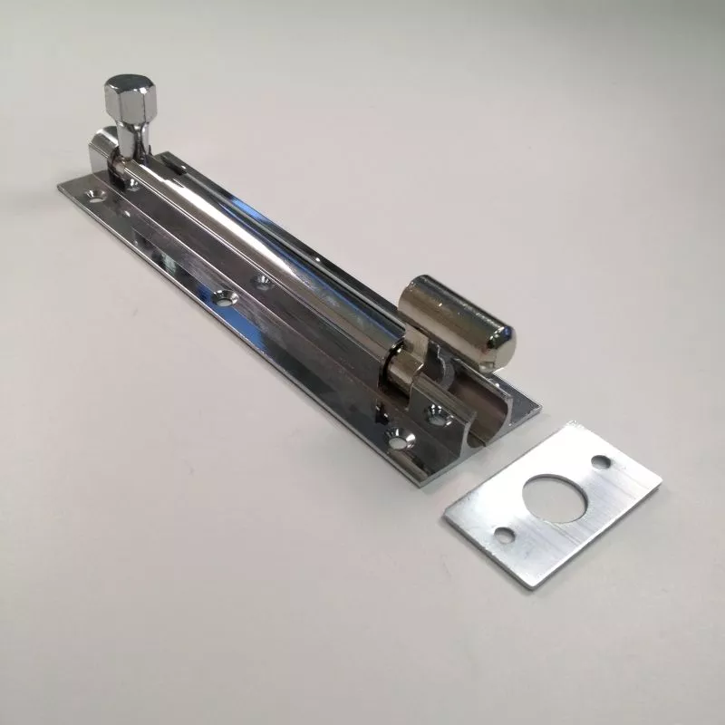 150x38mm Polished Chrome Necked Barrel Bolt 3 150x38mm Polished Chrome Necked Barrel Bolt