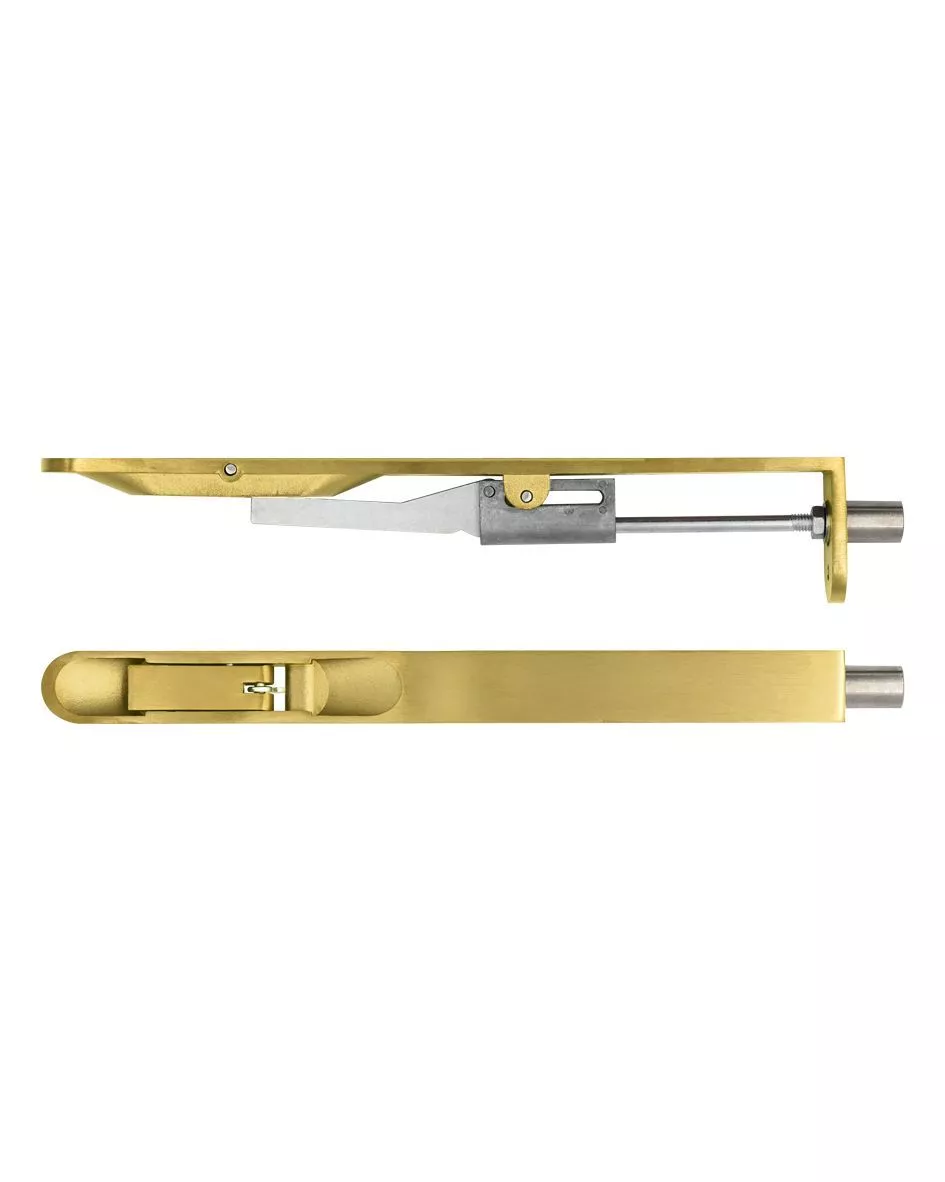20 X 203mm PVD Satin Brass Lever Action Flush Bolt - Square | ZAS03PVDSB 3 20 X 203mm PVD Satin Brass Lever Action Flush Bolt - Square | ZAS03PVDSB