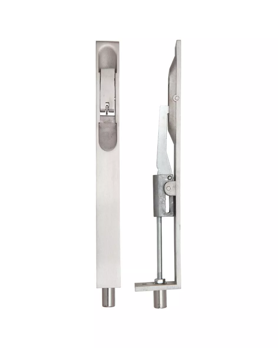 20 X 203mm Satin Stainless Steel Lever Action Flush Bolt - Squared | ZAS03SS 4 20 X 203mm Satin Stainless Steel Lever Action Flush Bolt - Squared | ZAS03SS - Image 2