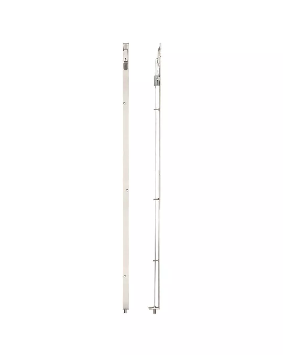 20 X 904mm Satin Stainless Steel Lever Action Flush Bolts - Squared | ZAS09SS 4 20 X 904mm Satin Stainless Steel Lever Action Flush Bolts - Squared | ZAS09SS - Image 2