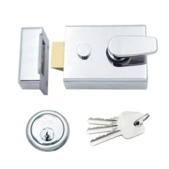 Polished Chrome Cylinder 60mm Broad Nightlatch | VNL60CP -Ironmongery Experts Shop 1560967259 016325500.jpg.mst
