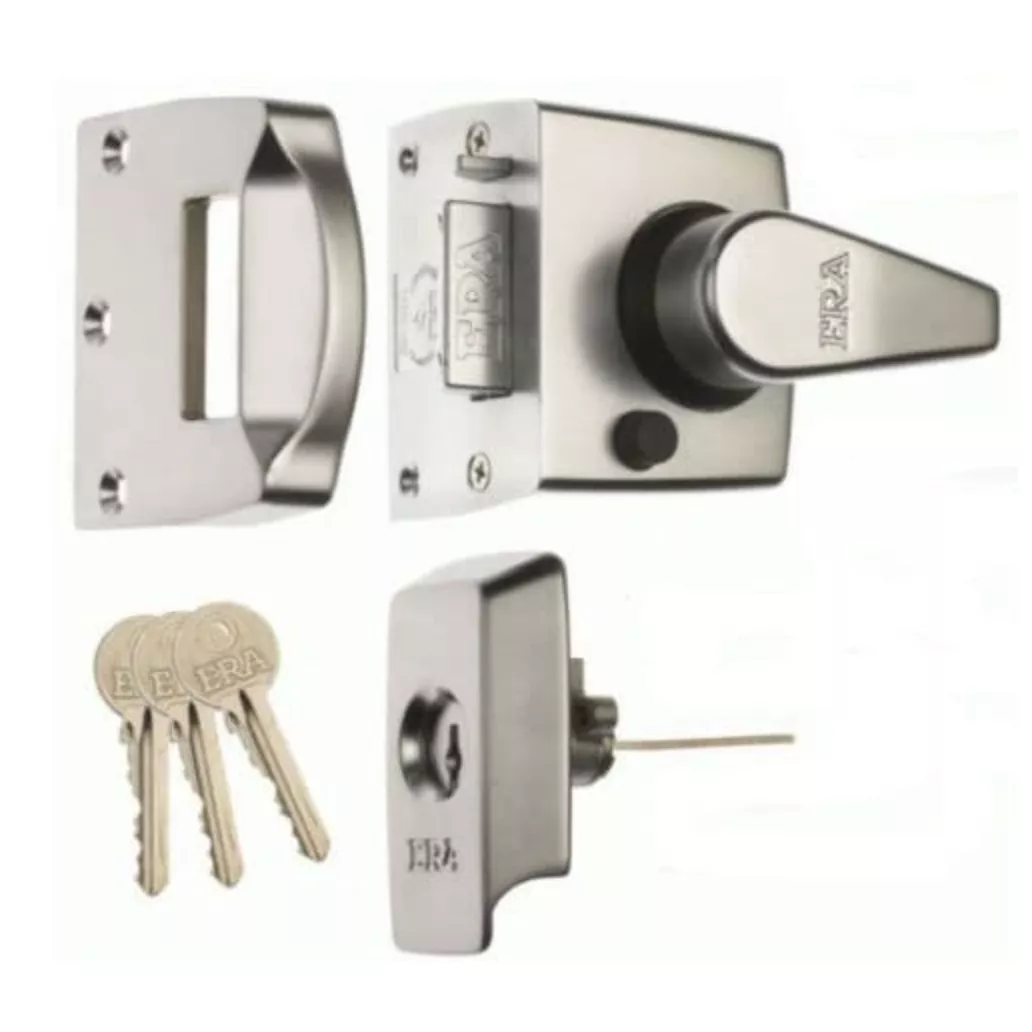 Satin Chrome 60mm BS8621 Auto Deadlock Escape Nightlatch | 1730-35 SC 4 Satin Chrome 60mm BS8621 Auto Deadlock Escape Nightlatch | 1730-35 SC - Image 2