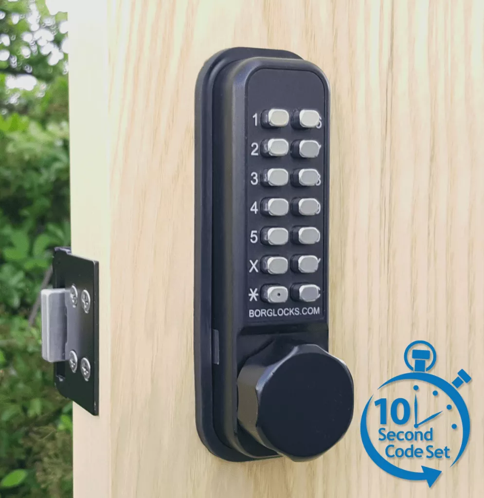 Borg 2605 Marine Grade Black Easicode Pro Digital Deadbolt With Knob & Deadbolt 3 Borg 2605 Marine Grade Black Easicode Pro Digital Deadbolt With Knob & Deadbolt