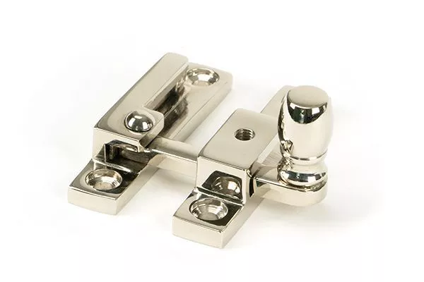 From The Anvil Polished Nickel Mushroom Quadrant Fastener - Narrow | 45998 4 From The Anvil Polished Nickel Mushroom Quadrant Fastener - Narrow | 45998 - Image 2