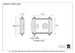 From The Anvil Oak & Pewter Box Lock & Octagonal Knob Set | 33004 -Ironmongery Experts Shop 33004 drawing.jpg.mst