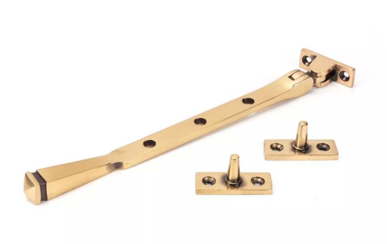 From The Anvil (8"") Polished Bronze Avon Casement Window Stay | 45926 3 From The Anvil (8"") Polished Bronze Avon Casement Window Stay | 45926
