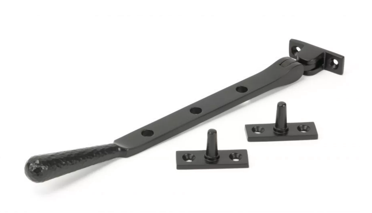 Anvil (8"") Aged Bronze Hammered Newbury Casement Window Stay | 46153 3 Anvil (8"") Aged Bronze Hammered Newbury Casement Window Stay | 46153