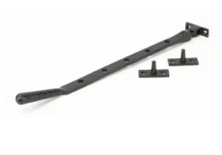 Anvil (12"") Aged Bronze Hammered Newbury Casement Window Stay | 46155