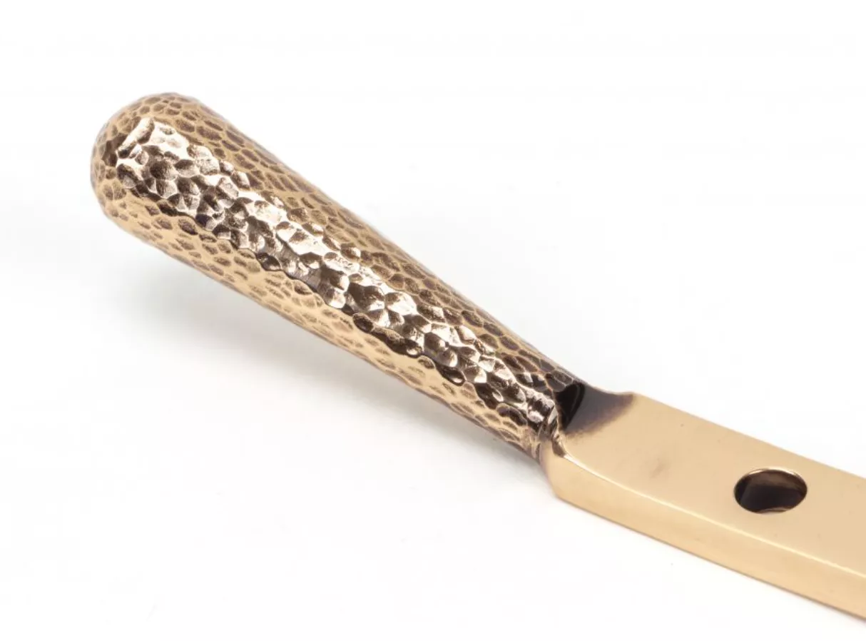 Anvil (12"") Polished Bronze Hammered Newbury Casement Window Stay | 46158 6 Anvil (12"") Polished Bronze Hammered Newbury Casement Window Stay | 46158 - Image 4