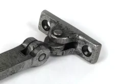 Pewter 8" Hammered Newbury Stay | 46477 -Ironmongery Experts Shop 46477 2 s.jpg.mst