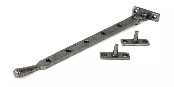 Pewter 12" Hammered Newbury Stay | 46483 7 Pewter 12" Hammered Newbury Stay | 46483 - Image 5